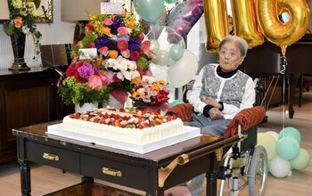 Tomiko Itooka, una anciana japonesa de 116 años, fue declarada como nueva candidata a ser la persona viva más longeva del mundo. EFE/Gerontology Research Group ( https://www.grg-supercentenarians.org)