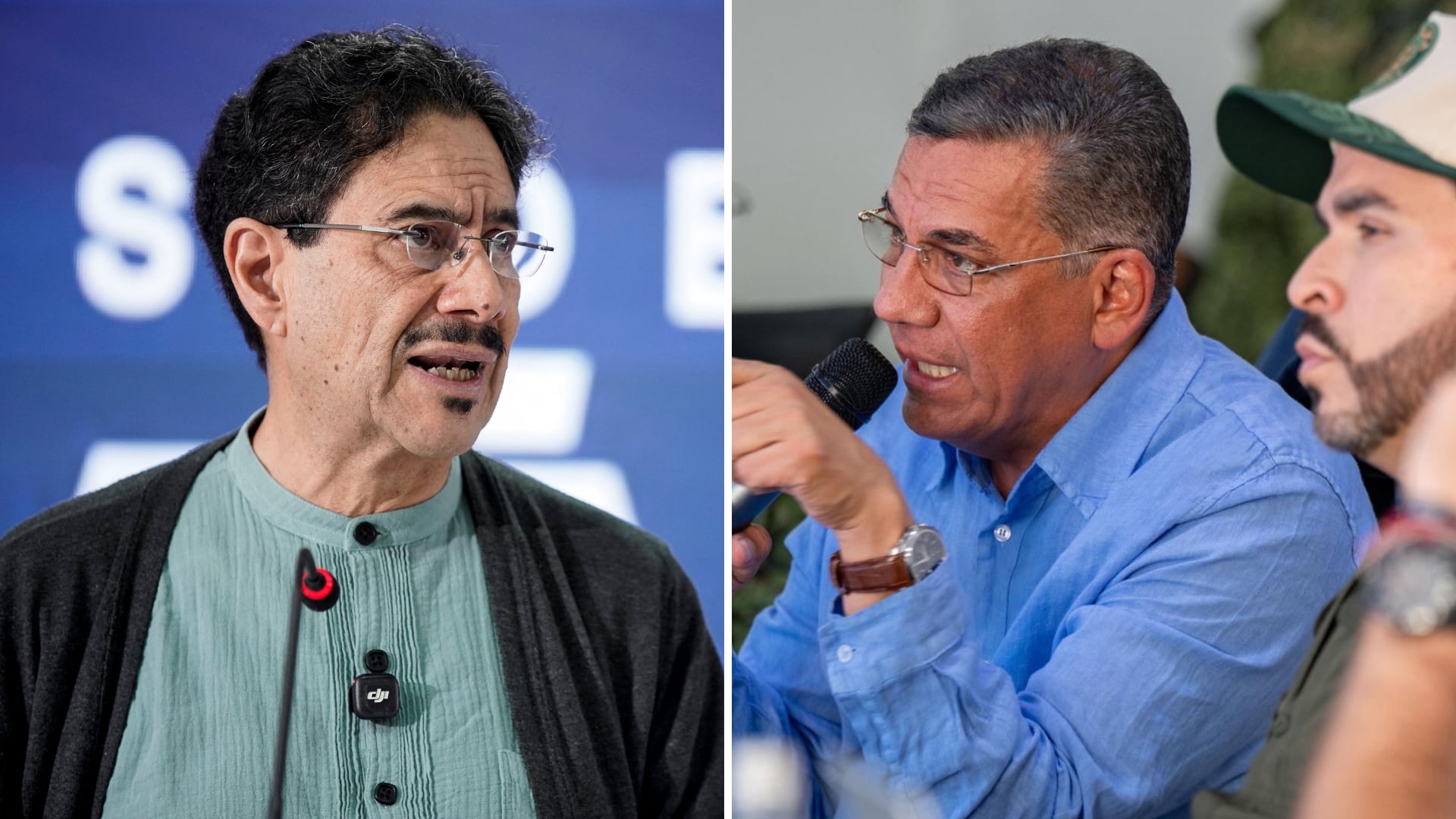 Iván Cepeda denunciará ante la Fiscalía al ministro de Defensa, Jorge Eduardo Mora, por sus declaraciones sobre el denominado “voto fusil” - crédito Sergio Acero/Reuters - @mindefensa/X