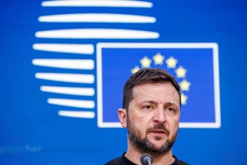 El presidente de Ucrania, Volodímir