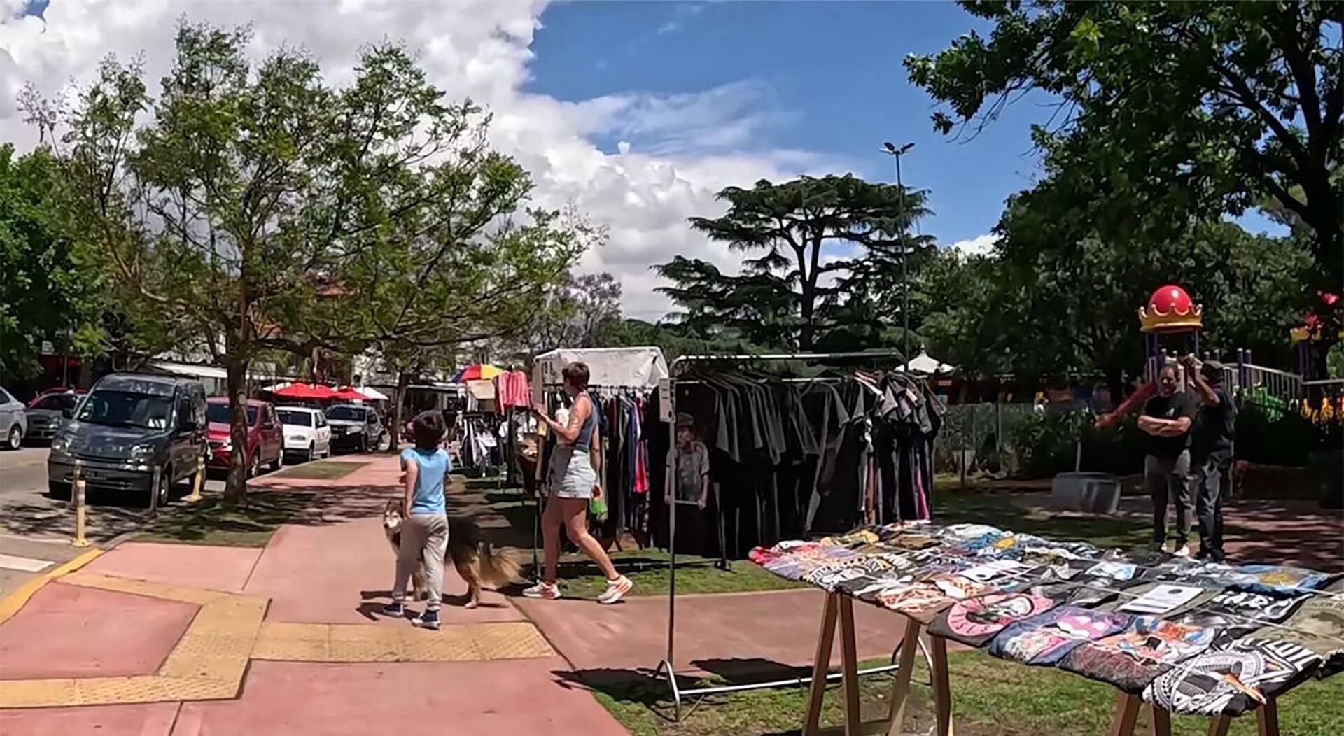 Así estaba el Parque Mugica antes del desalojo de los vendedores informales