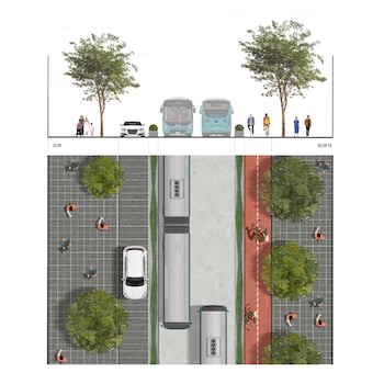 18 de Julio: tramo Intendencia hasta Ciudad Vieja (Intendencia de Montevideo)