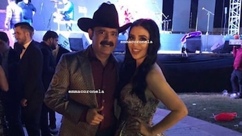 Emma Coronel, esposa del Chapo se mostró al lado de Mario Quintero de Los Tucanes de Tiuana Foto: Instagram
