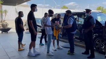 Lionel Messi regresó a España