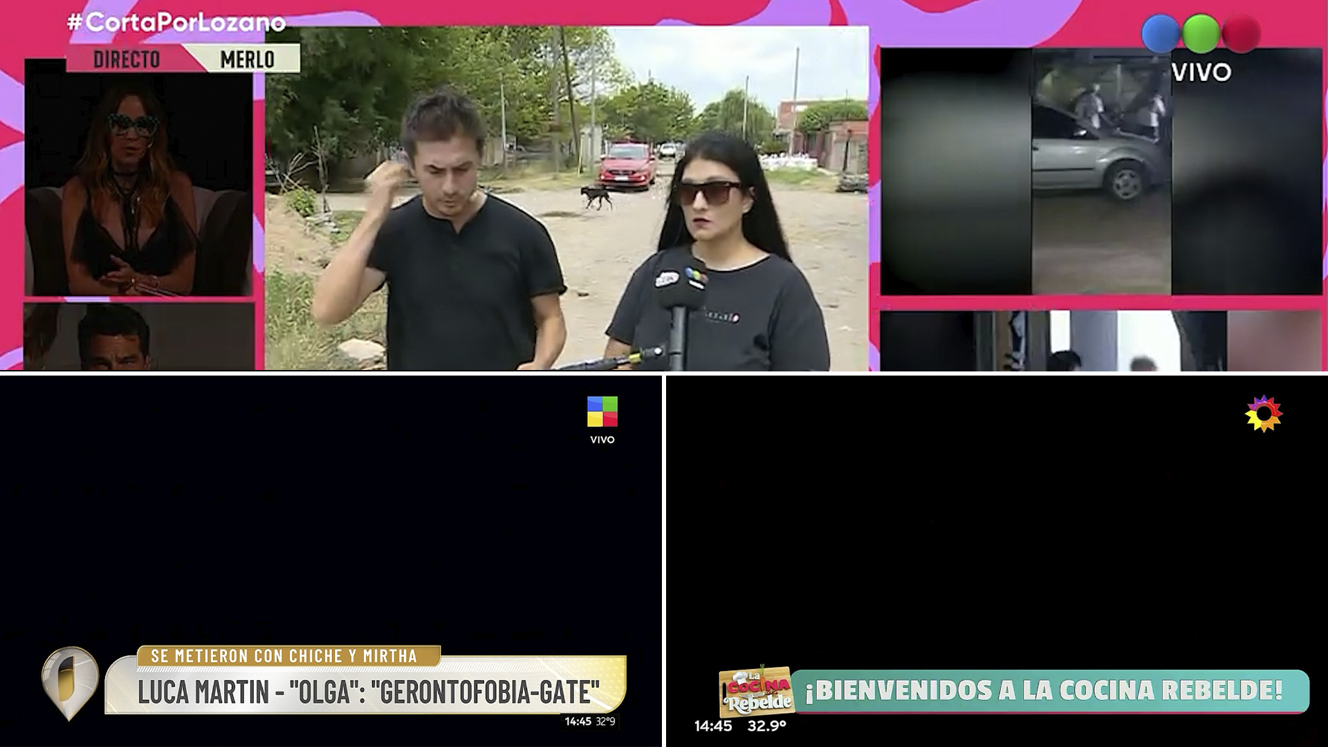 El apagón masivo también afectó en vivo a Canal 13, Telefe y América TV
