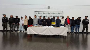 Capturados integrantes de grupo delincuencias San Pablo en Medellín - crédito Policía Metropolitana Valle de Aburrá