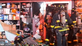 Un incendio destruyó 11 comercios