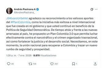 Con este mensaje, el expresidente