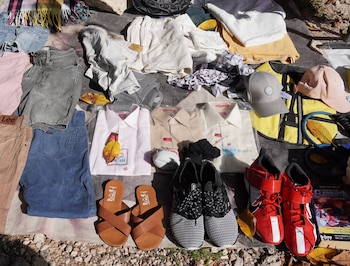 Ropa de paca en tianguis