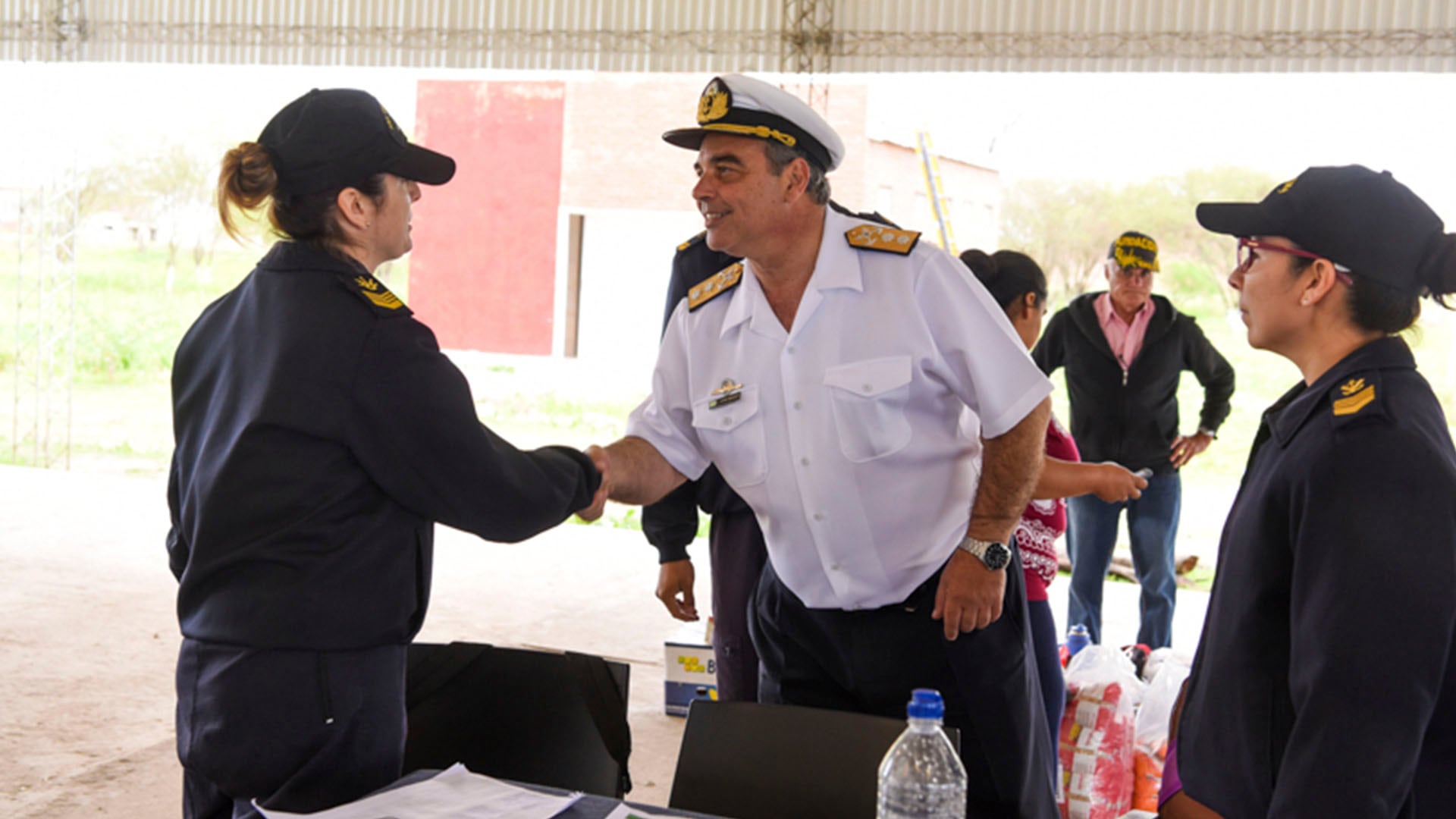 El contralmirante retirado Luis Enrique López Mazzeo es uno de los cuatro imputados en el juicio. Foto: gentileza Gaceta Marinera