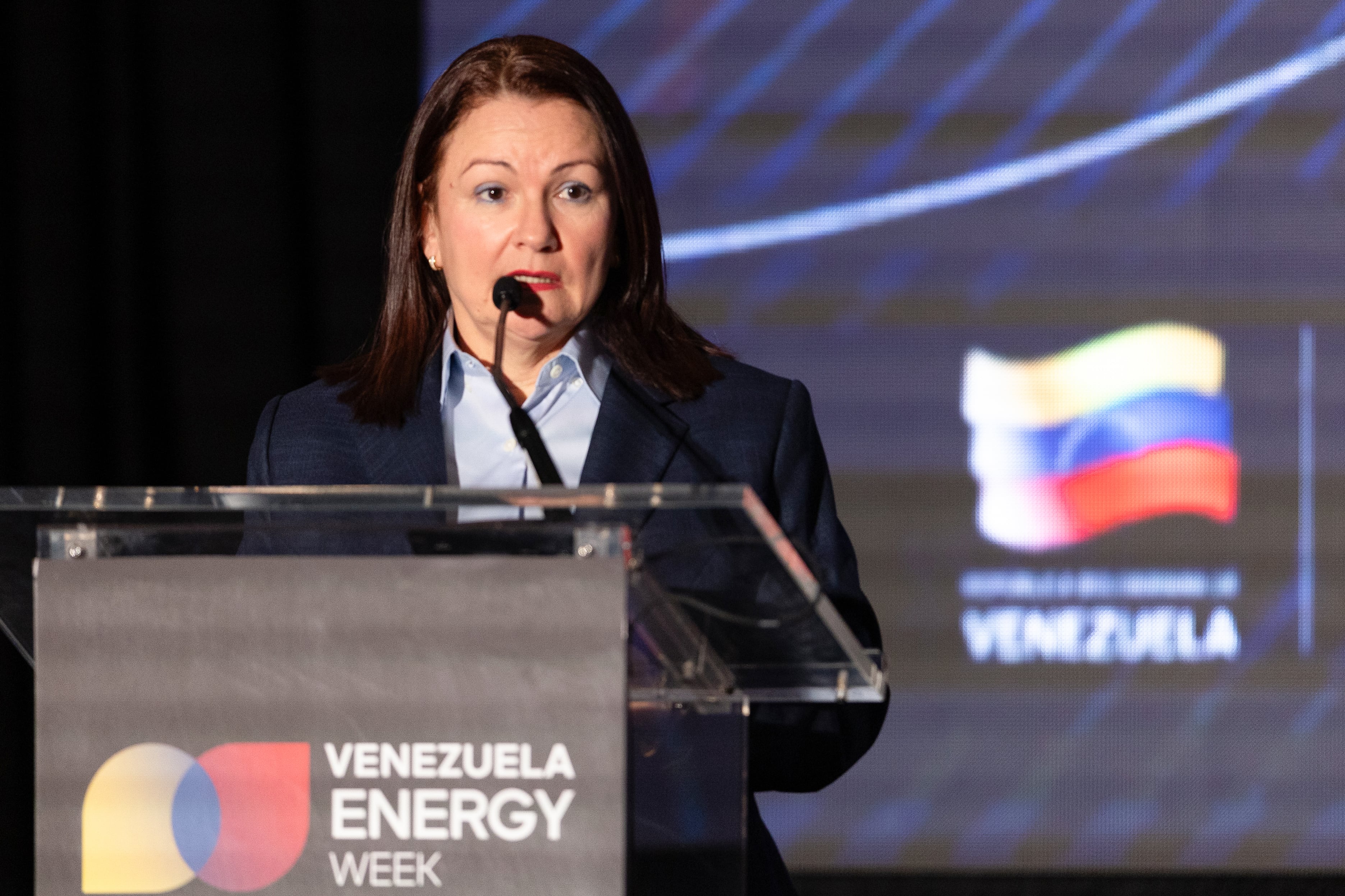La ministra venezolana de Hidrocarburos, Paula Henao. EFE/ Carlos Ramírez