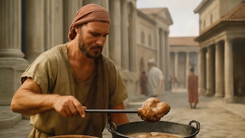 Así se almorzaba en la