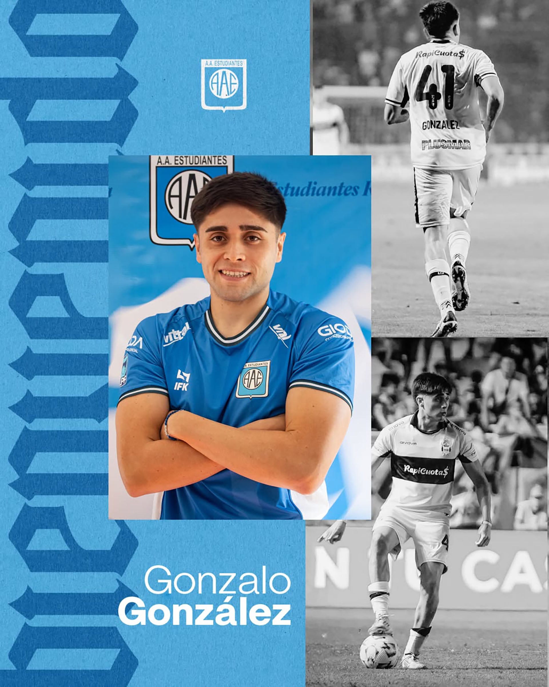Gonzalo González arribó a Estudiantes de Río Cuarto desde Gimnasia de La Plata