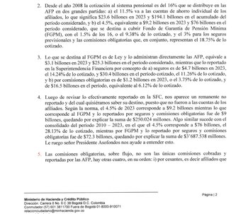 El ministro Ricardo Bonilla le respondió a Asofondos - crédito Ministerio de Hacienda