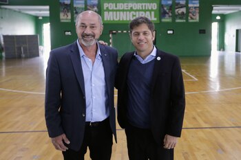 Kicillof con el intendente de