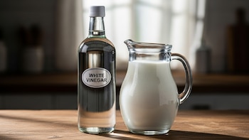 Mezclar leche con vinagre puede ayudarle en el hogar: para qué sirve y por qué recomiendan hacerlo