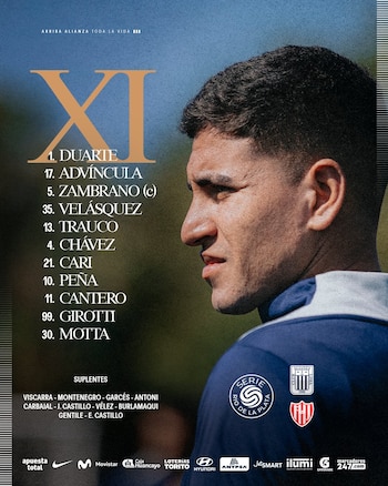 Once de Alianza Lima para