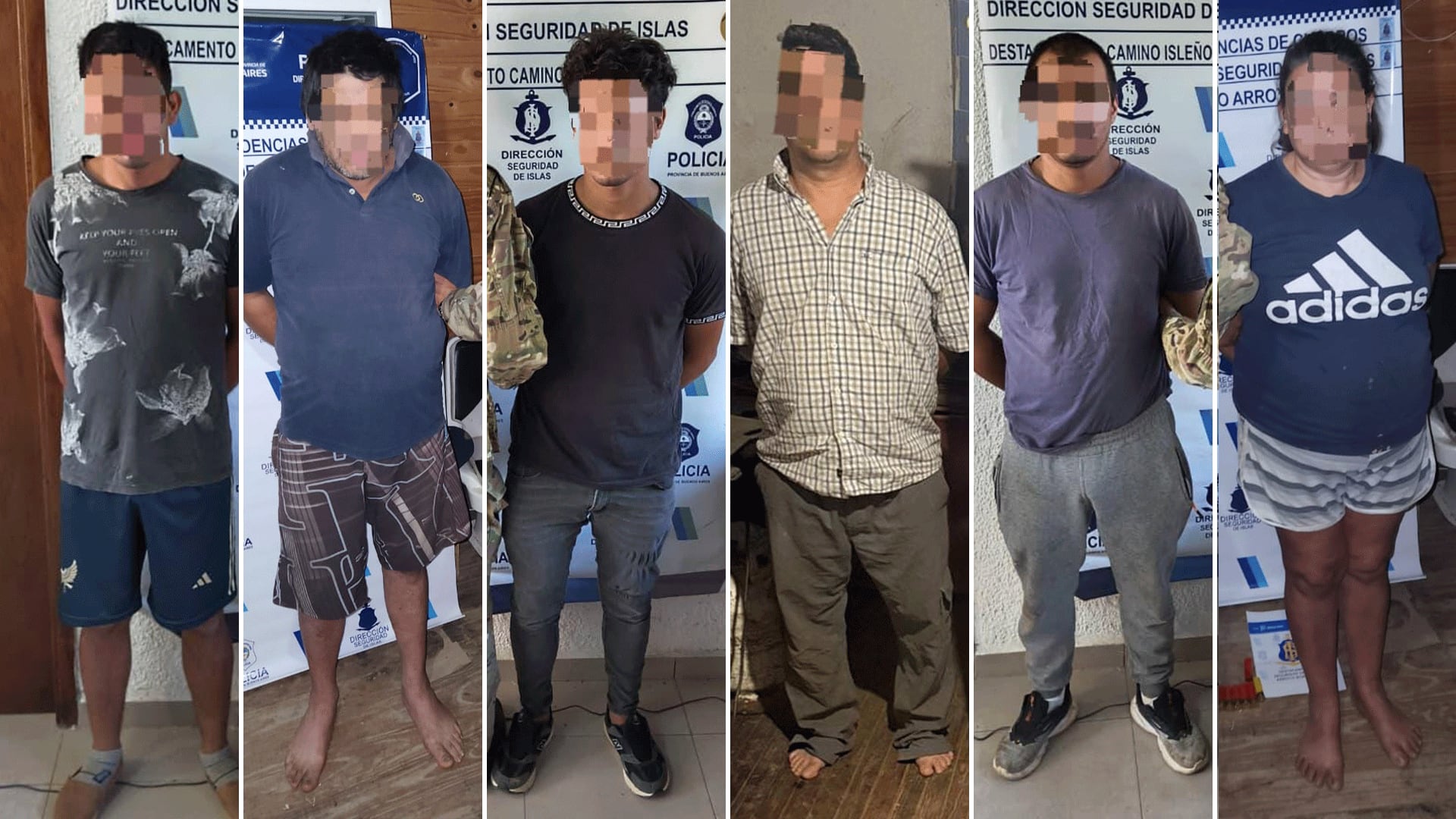 Hay tres detenidos por el homicidio y otros tres por tenencia de armas y drogas