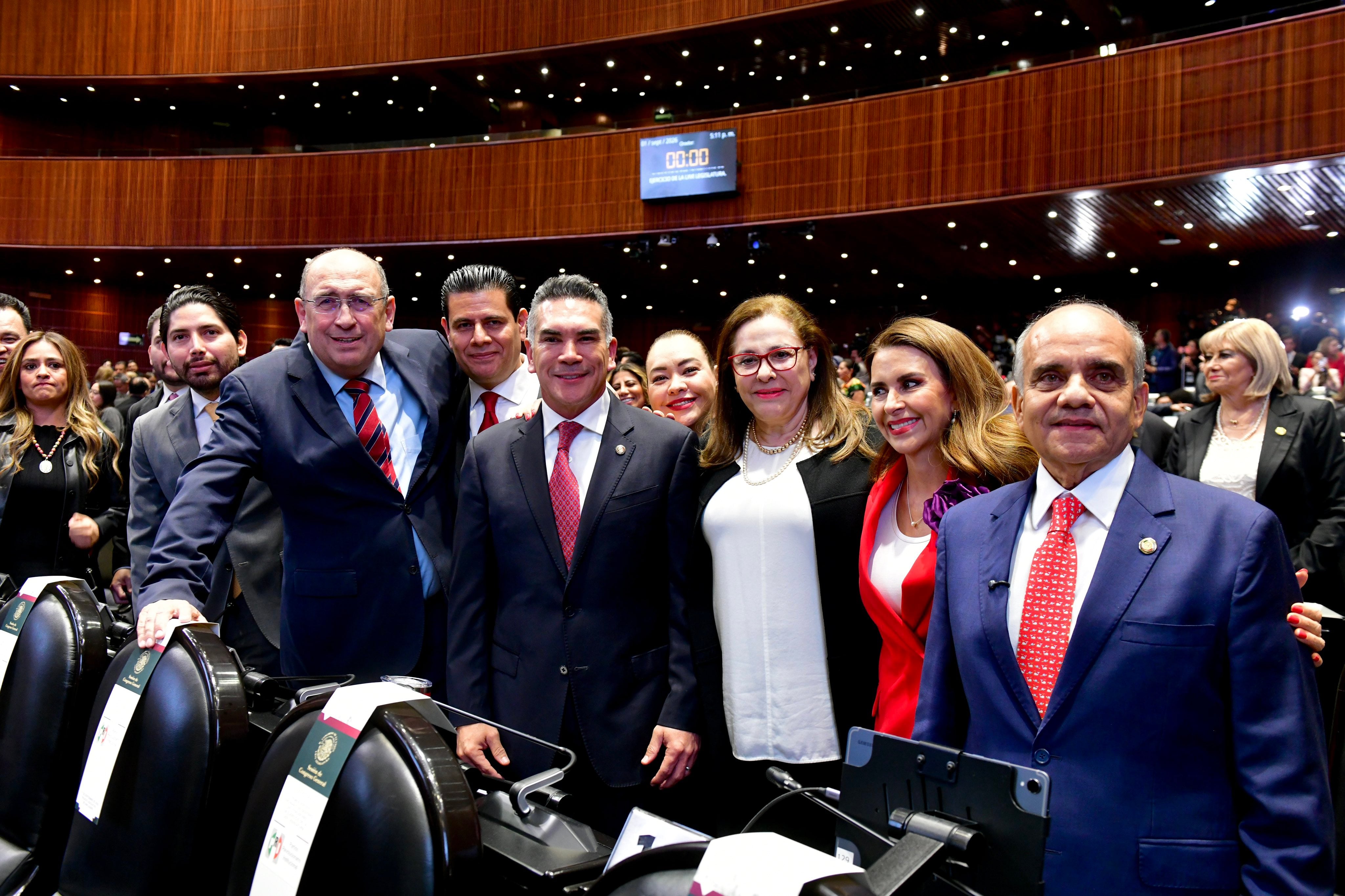 Moreno sostuvo que las legisladoras y los legisladores federales del PRI van “unidos, coordinados” en la Cámara de Diputados. Crédito: X/@alitomorenoc
