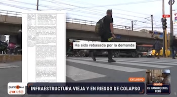 El problema está debajo de Lima: Cuarto Poder expone la situación de la infraestructura de Sedapal. Captura: Cuarto Poder.