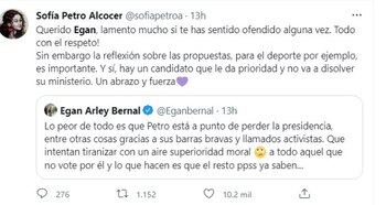 Hija de Petro le responde