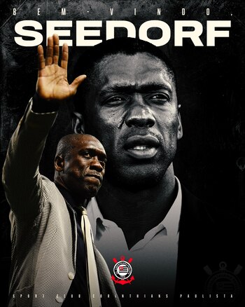 Clarence Seedorf fue oficializado como el nuevo entrenador del Corinthians.