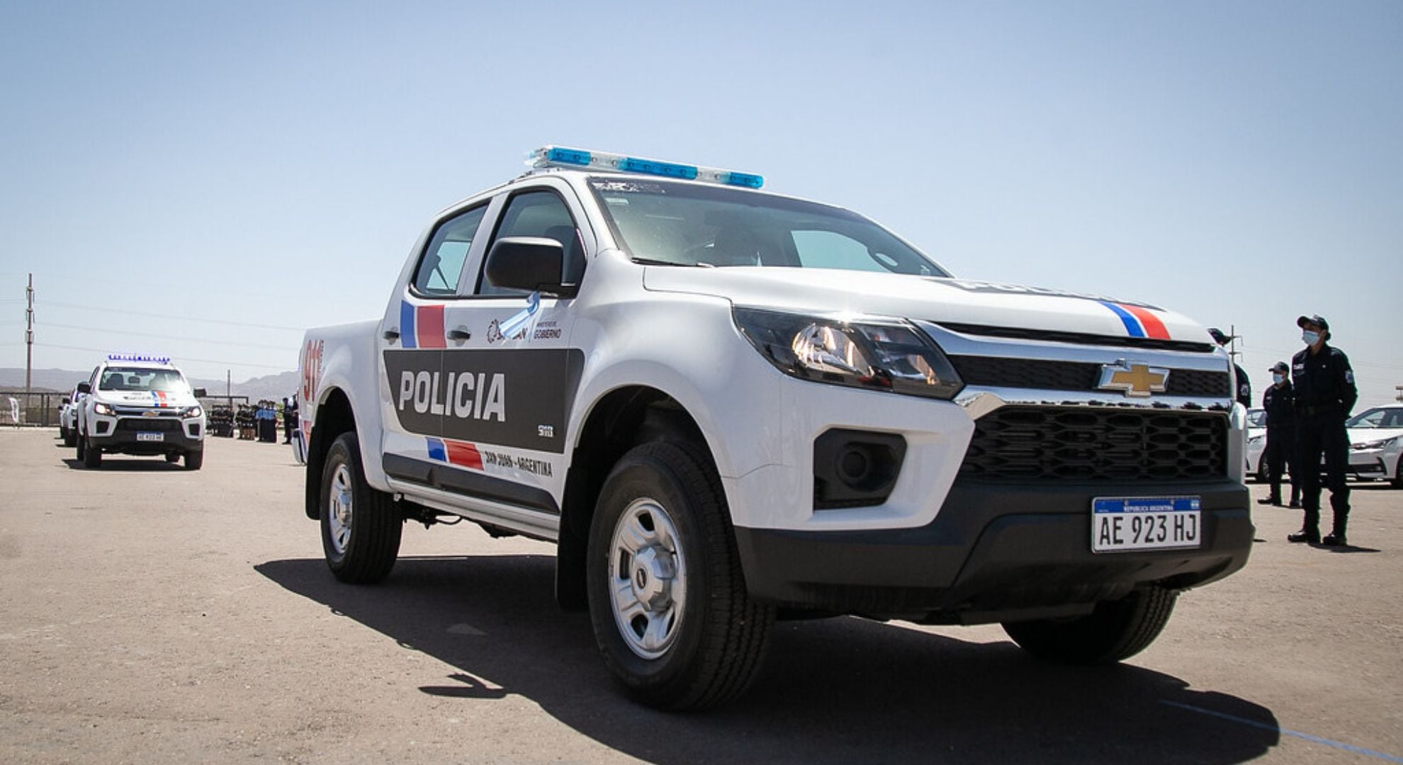 Un patrullero de la Policía de San Juan.
