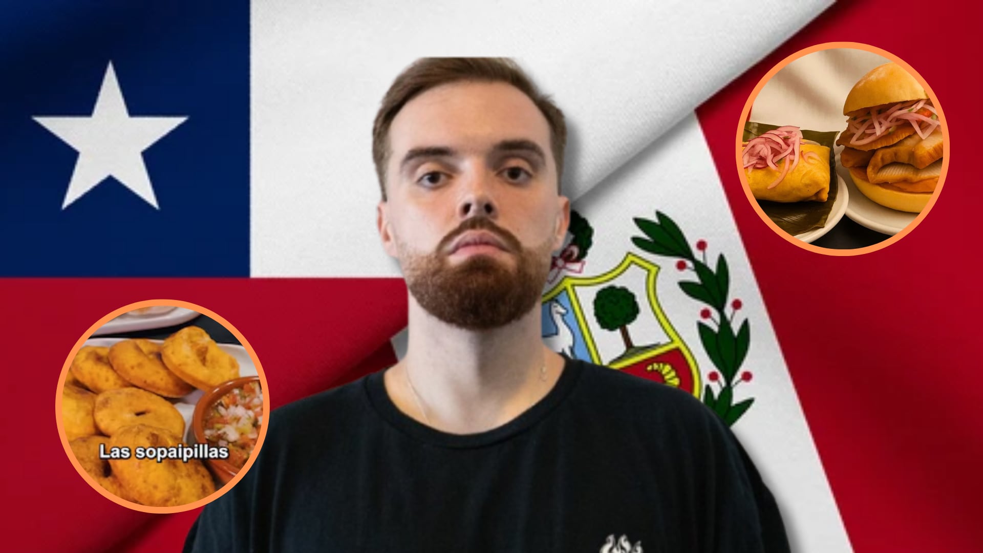 Mundial de Desayunos de Ibai Llanos, una competencia digital que enfrenta platillos típicos de distintos países. (Composición: Infobae)