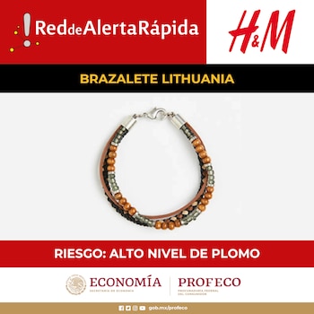La pulsera de H&M fue