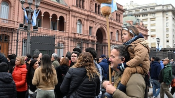 La celebración del 9 de Julio en fotos: el Tedeum en la Catedral y el acto en Plaza de Mayo con la presencia de Javier Milei