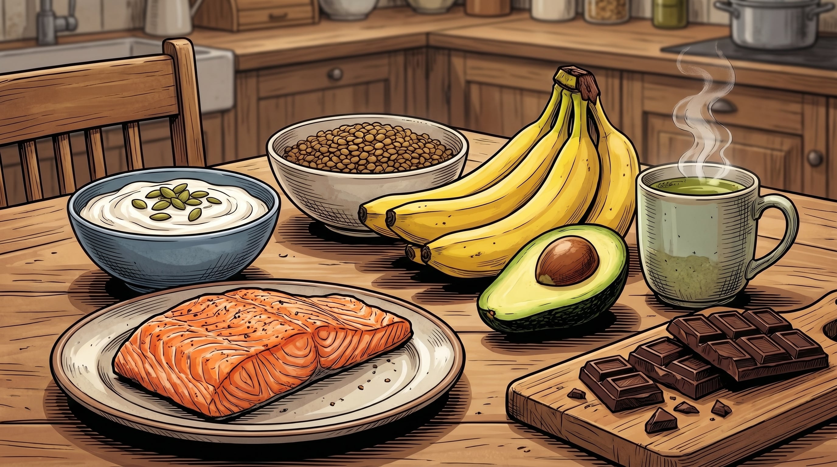 Los especialistas remarcan que ningún alimento provoca un aumento instantáneo de dopamina, pero la alimentación correcta ayuda a un cerebro más estable (Imagen Ilustrativa Infobae)