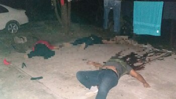 Tres hombres quedaron tendidos en