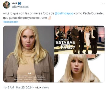 Recientemente se publicaron imágenes de