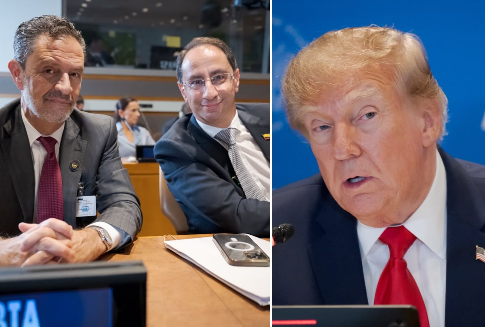 En el encuentro del Escudo de las Américas, Donald Trump aseguró que José Manuel Restrepo represtaba adecuadamente a Abelardo de la Espriella - crédito @CancilleriaCol/X