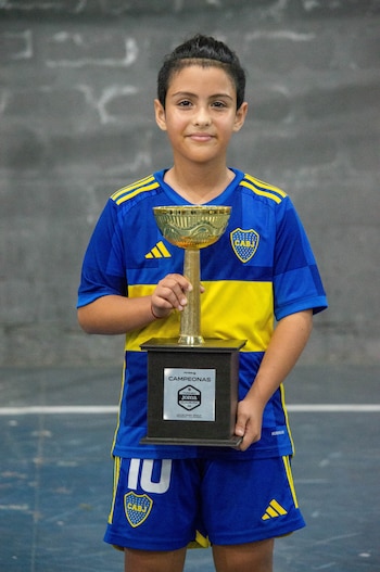 Luciana Barrios jugadora Sub 12 de Boca