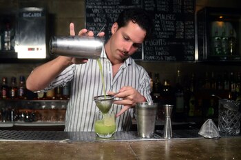 Ludovico De Biaggi en plena