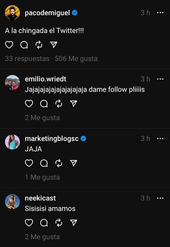 (Captura de pantalla/Threads)