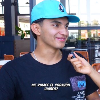 El novio se mostró triste