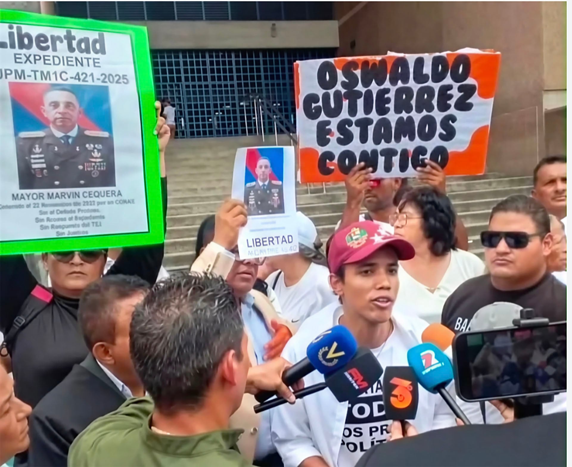 Los familiares han reclamado públicamente la libertad de Cequera.