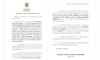 El abogado de Margareth Chacón