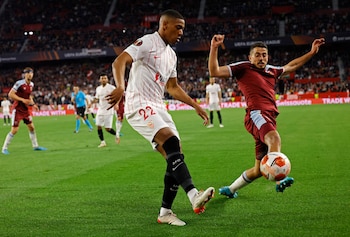 Martial, con el Sevilla. (REUTERS/Marcelo Del Pozo)