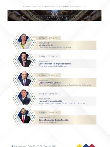 Acto de apertura de la Jurisdicción Constitucional (Foto dos) - crédito Corte Constitucional