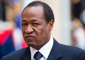 Blaise Compaoré, presidente de Burkina