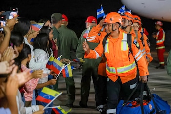 Nayib Bukele confirmó que la misión de ayuda humanitaria a Venezuela incluye tres aeronaves con personal, equipos e insumos. (Cortesía: Secretaria de Prensa de El Salvador)