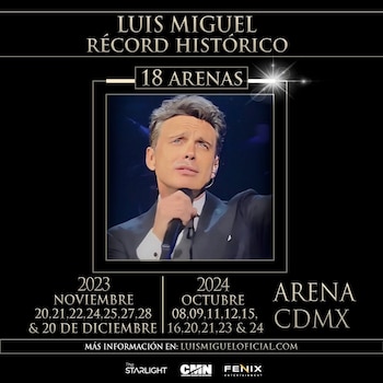 Luis Miguel en México.
(@LMXLM)