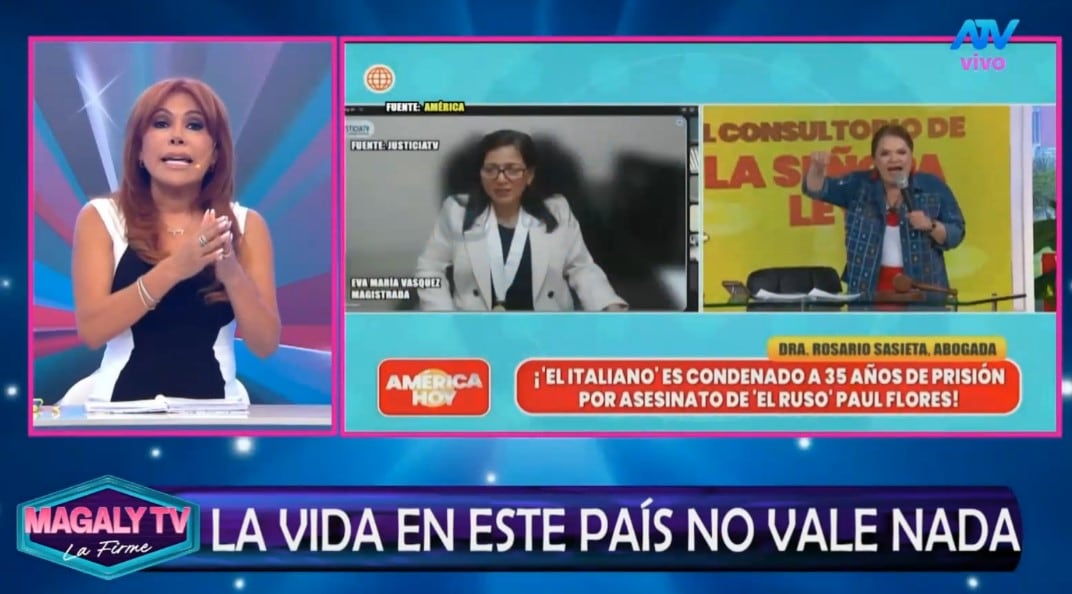 Magaly Medina critica la justicia peruana por reparación civil tras muerte de Paul Flores: “Se necesitan reformas del sistema judicial”. Captura: Magaly TV La Firme.