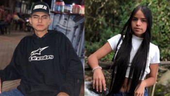 Esta era la joven pareja