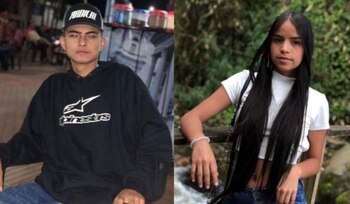 Nicolás Aristizábal y Daniela Santiago,