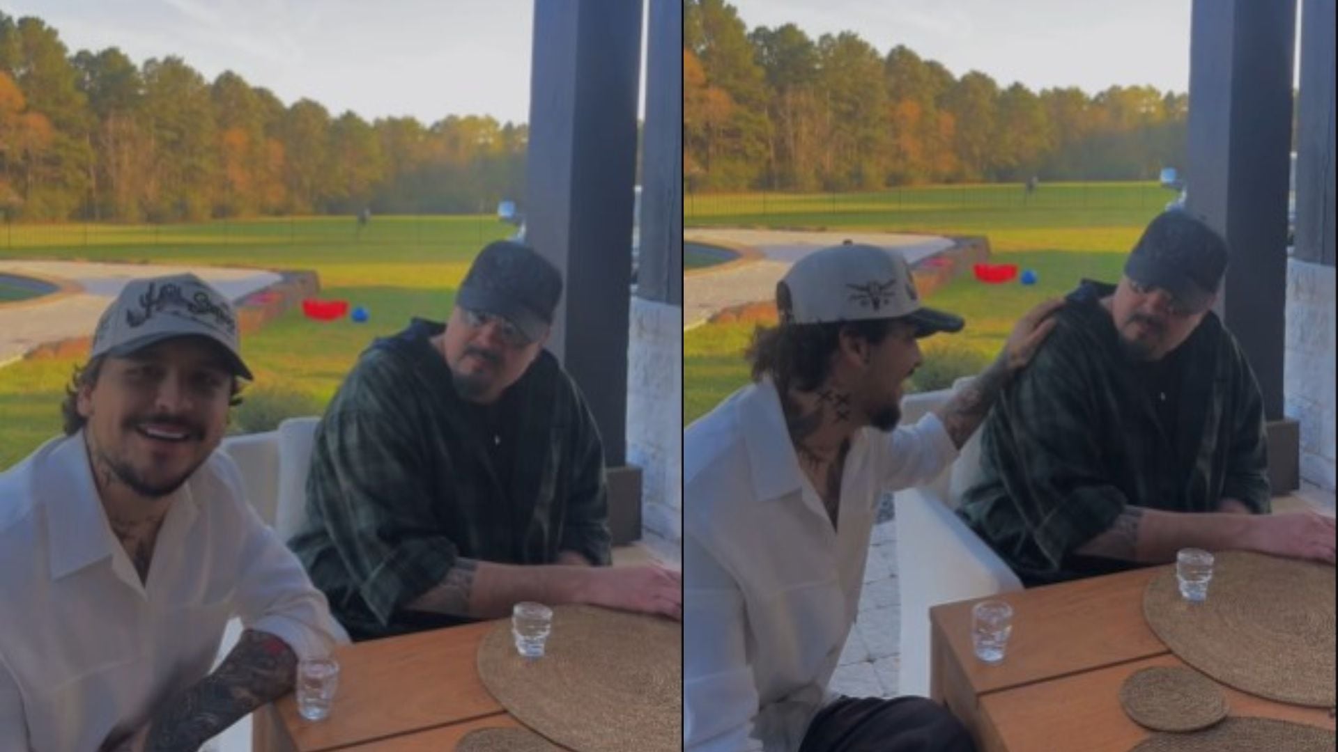 El sonorense apareció cantando con su suegro, Pepe Aguilar.(@nodal)