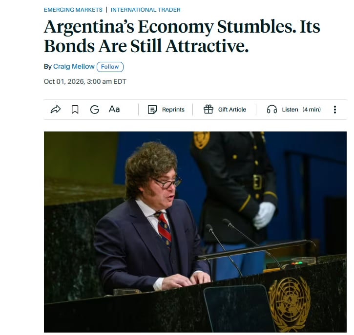 Un artículo que publicó la revista de finanzas Barron