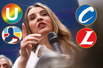 Estos son los políticos de partidos tradicionales investigados por corrupción que respaldan la candidatura Paloma Valencia - crédito Colprensa/Partido Conservador/Partido Liberal/Partido de la U/Centro Democrático